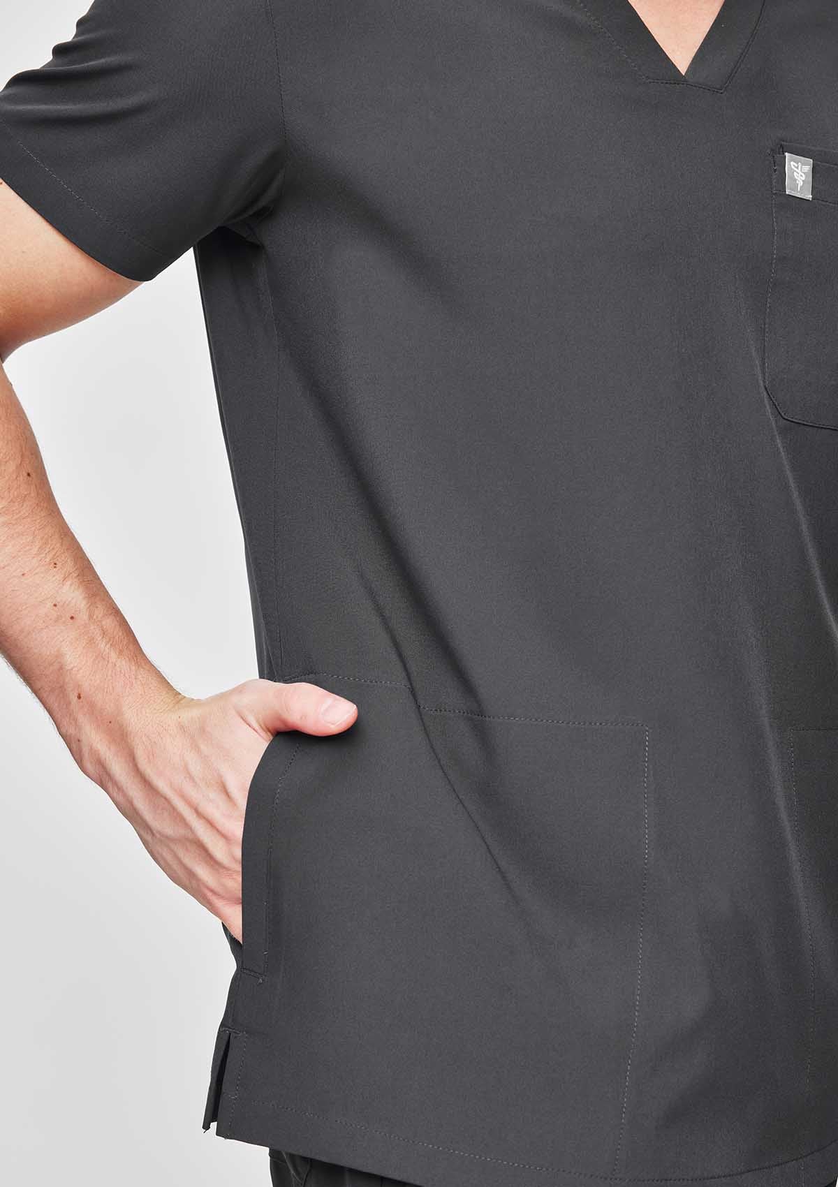 4-Pocket MoveTech® Scrub Top 2.0 - New Logo Men / Graphite