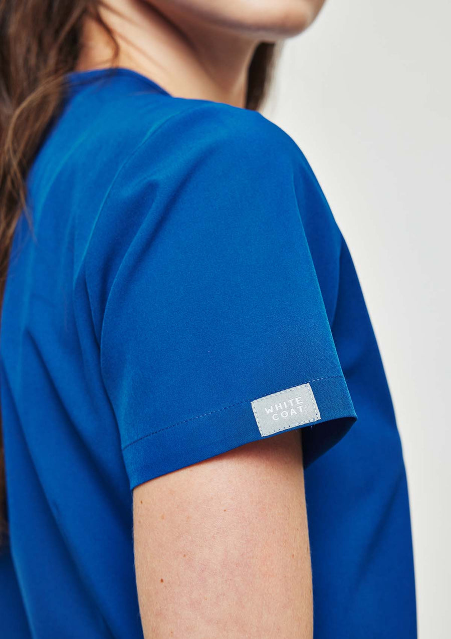 4-Pocket MoveTech® Scrub Top - Women / Cobalt Blue