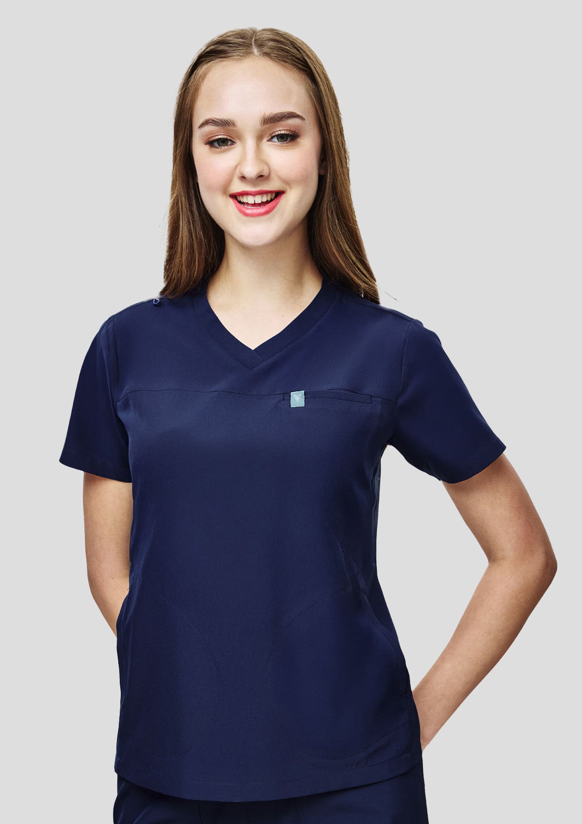 3-Pocket MoveTech® Scrub Top Core+ - Women / Indigo