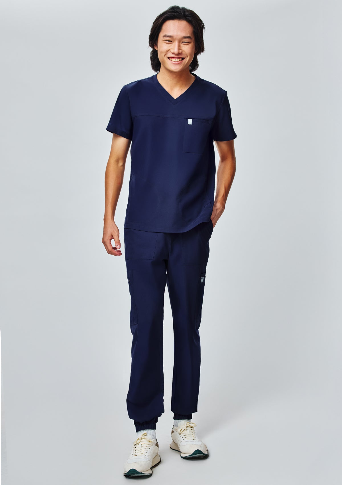 3-Pocket MoveTech® Scrub Top Core+ - Men / Indigo