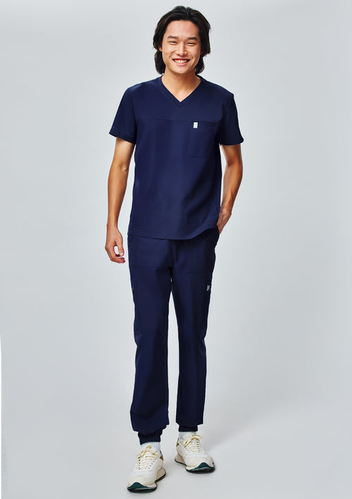 3-Pocket MoveTech® Scrub Top Core+ - Men / Indigo
