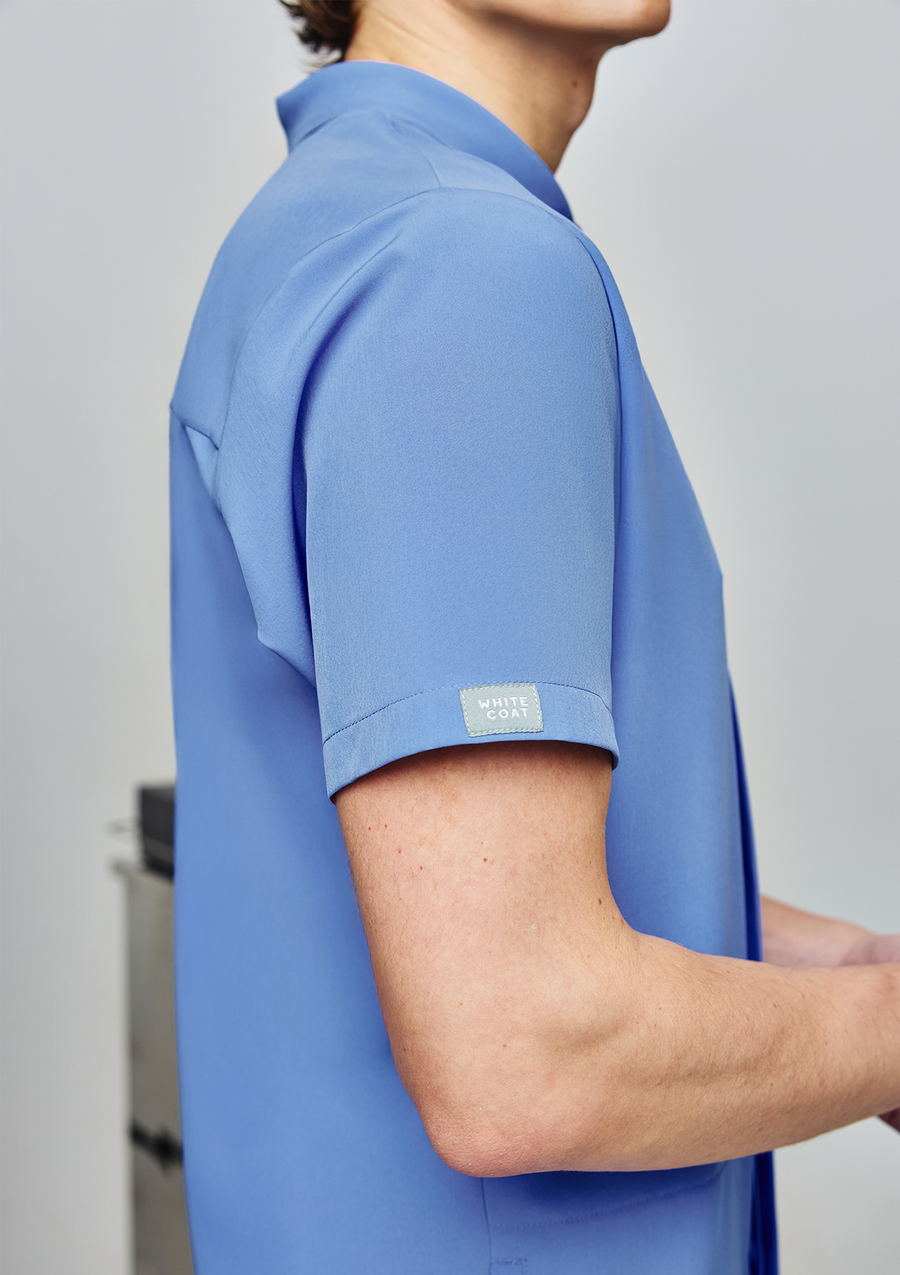 Polo MoveTech® Scrub Top Core+ - Men / Cool Ceil