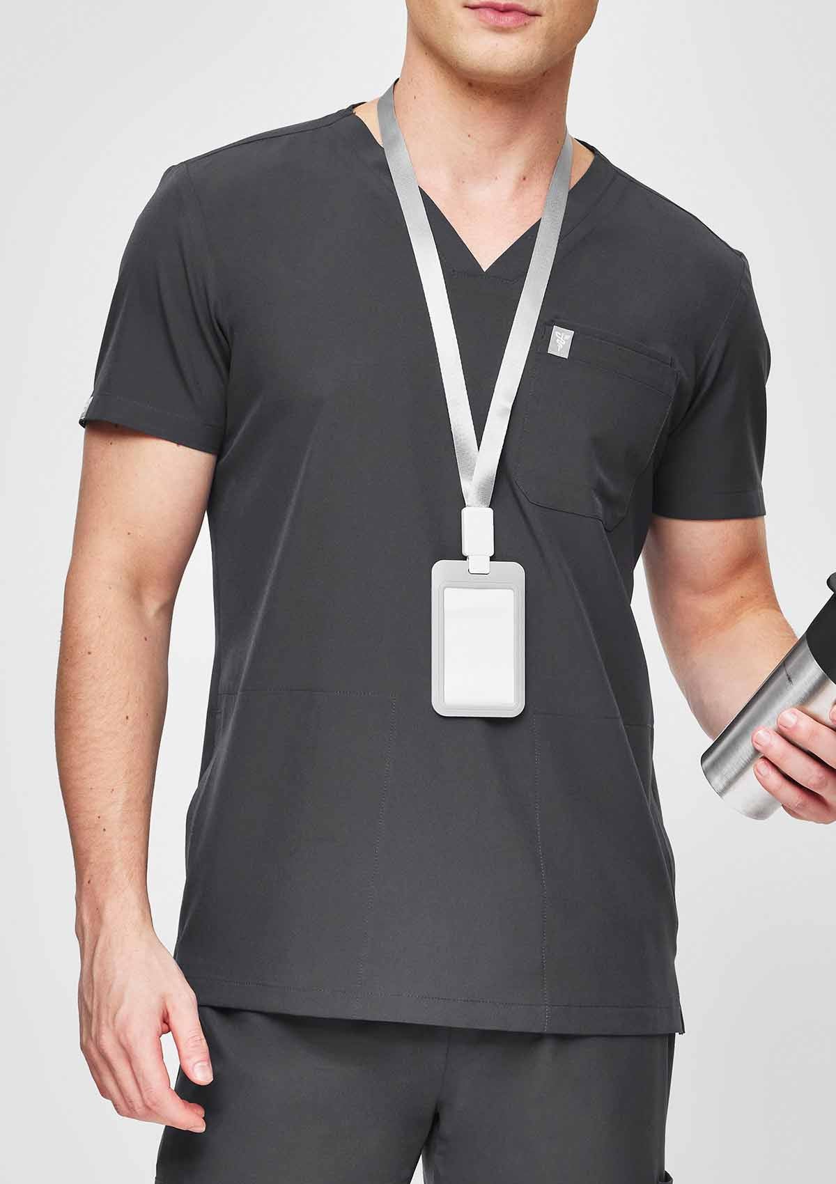 4-Pocket MoveTech® Scrub Top 2.0 - New Logo Men / Graphite