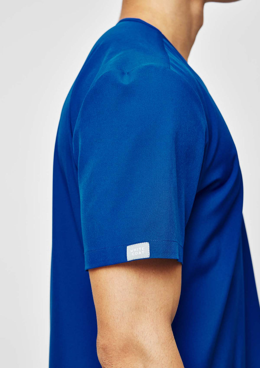 5-Pocket MoveTech® Scrub Top - Men / Cobalt Blue