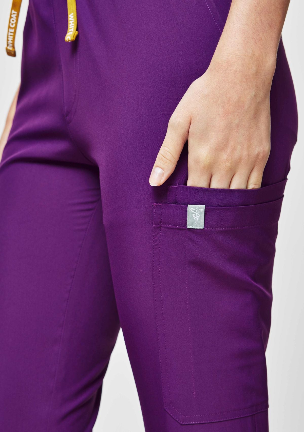 Tapered MoveTech® Scrub Pants - Women / Plum