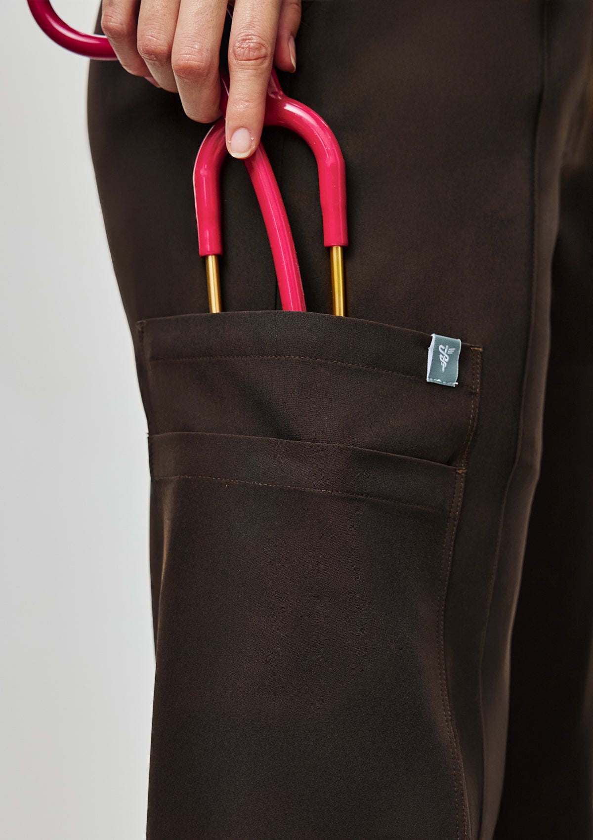 Wide Leg MoveTech® Scrub Pants Core+ - Women / Espresso