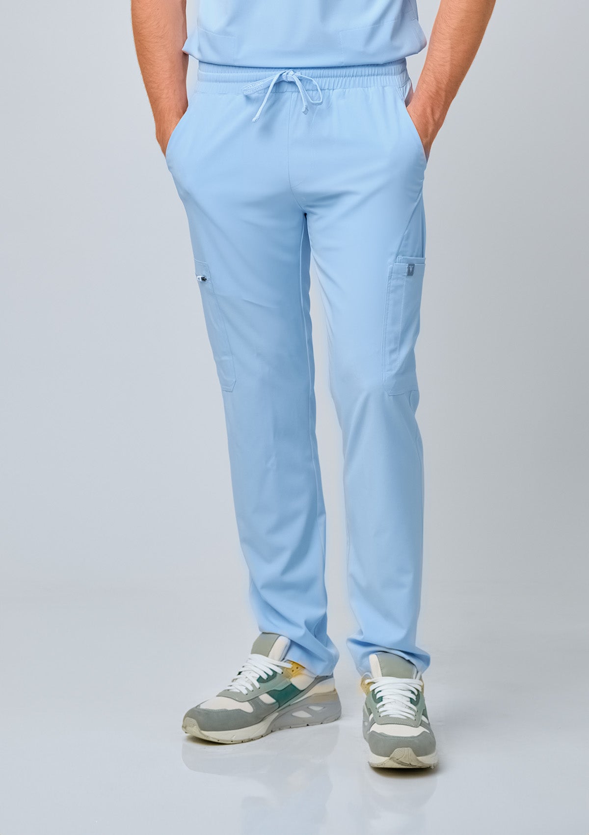 Straight Cut MoveTech® Scrub Pants - Men / Blue Sky