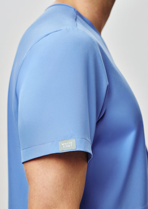 4-Pocket MoveTech® Scrub Top - Men / Cool Ceil