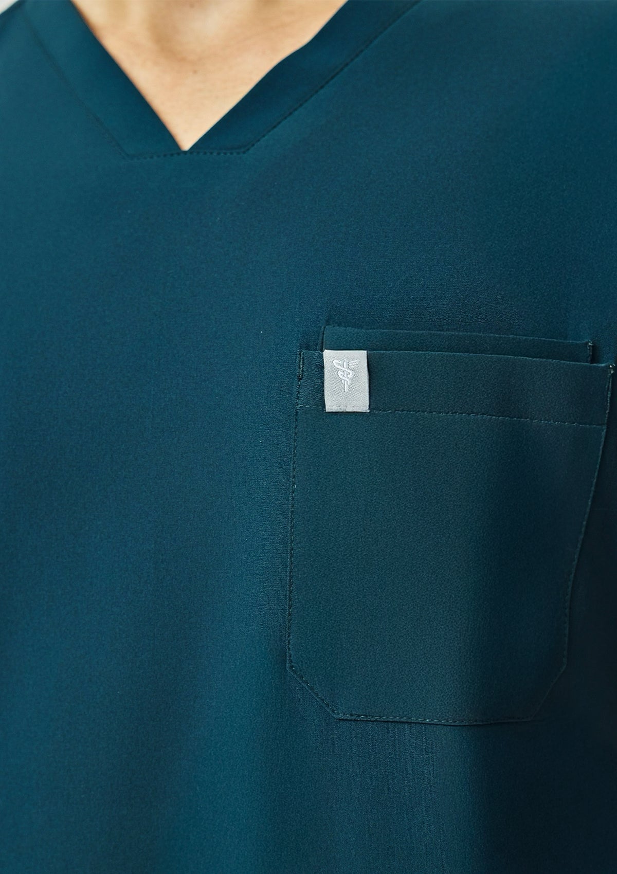 4-Pocket MoveTech® Scrub Top - Men / Deep Teal
