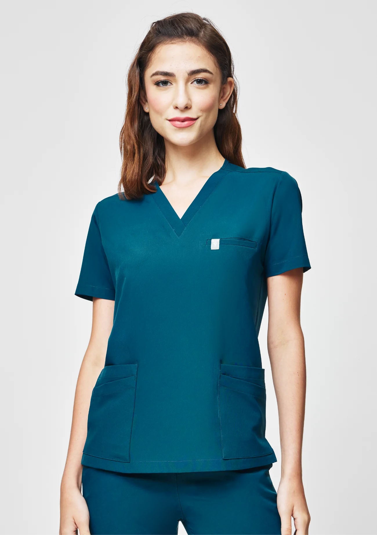 5-Pocket MoveTech® Scrub Top - Women / Pacific Tide