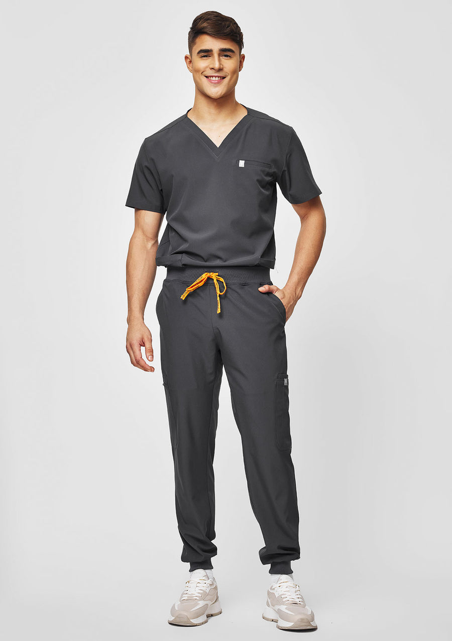 5-Pocket MoveTech® Scrub Top - Men / Graphite