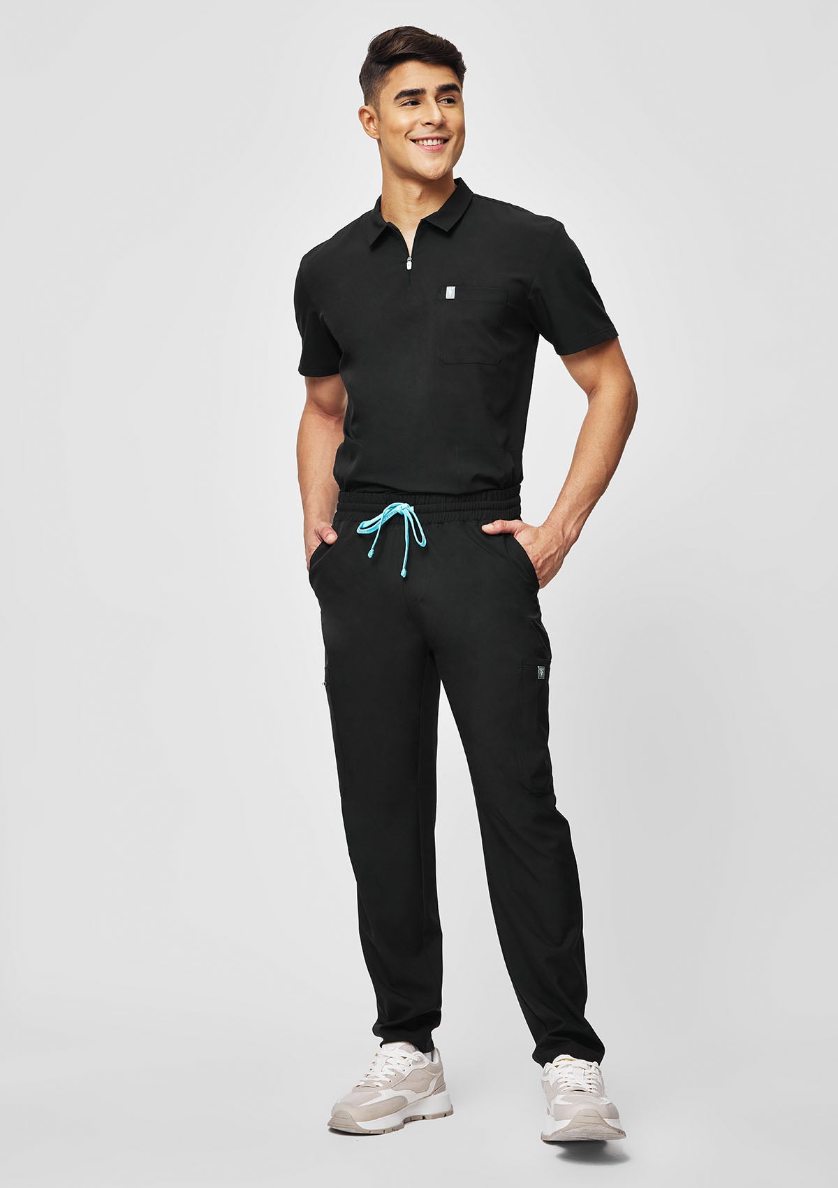 Straight Cut MoveTech® Scrub Pants - Men / So Black