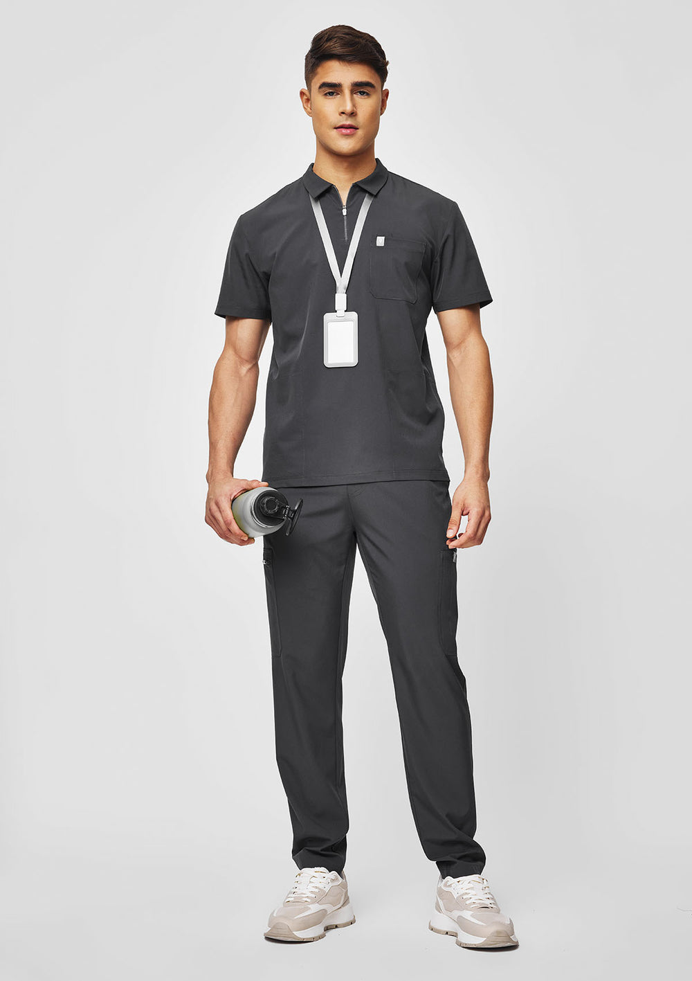 Straight Cut MoveTech® Scrub Pants - Men / Graphite