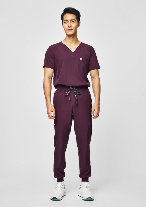 Jogger MoveTech® Scrub Pants - Men / Merlot