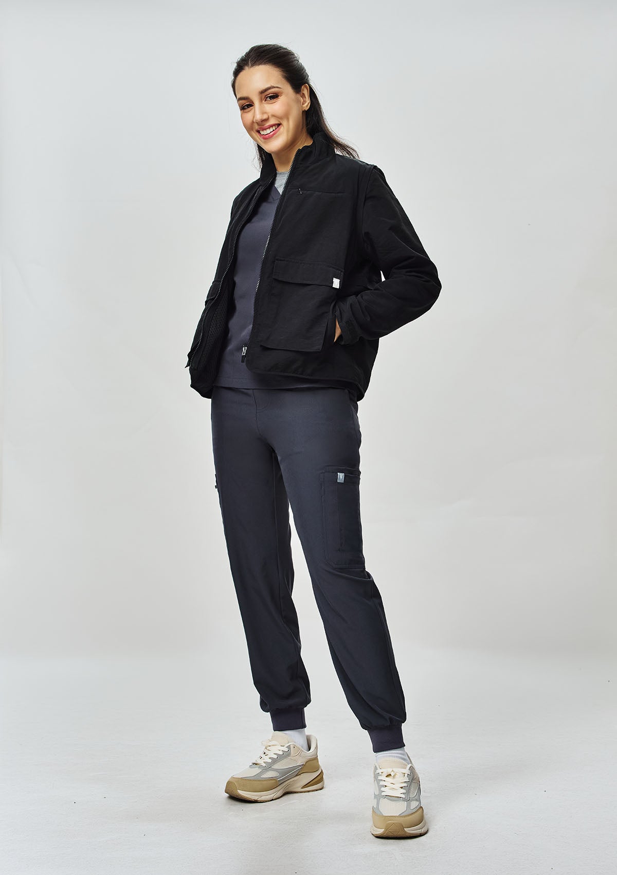 Convertible Jacket - Women / Black