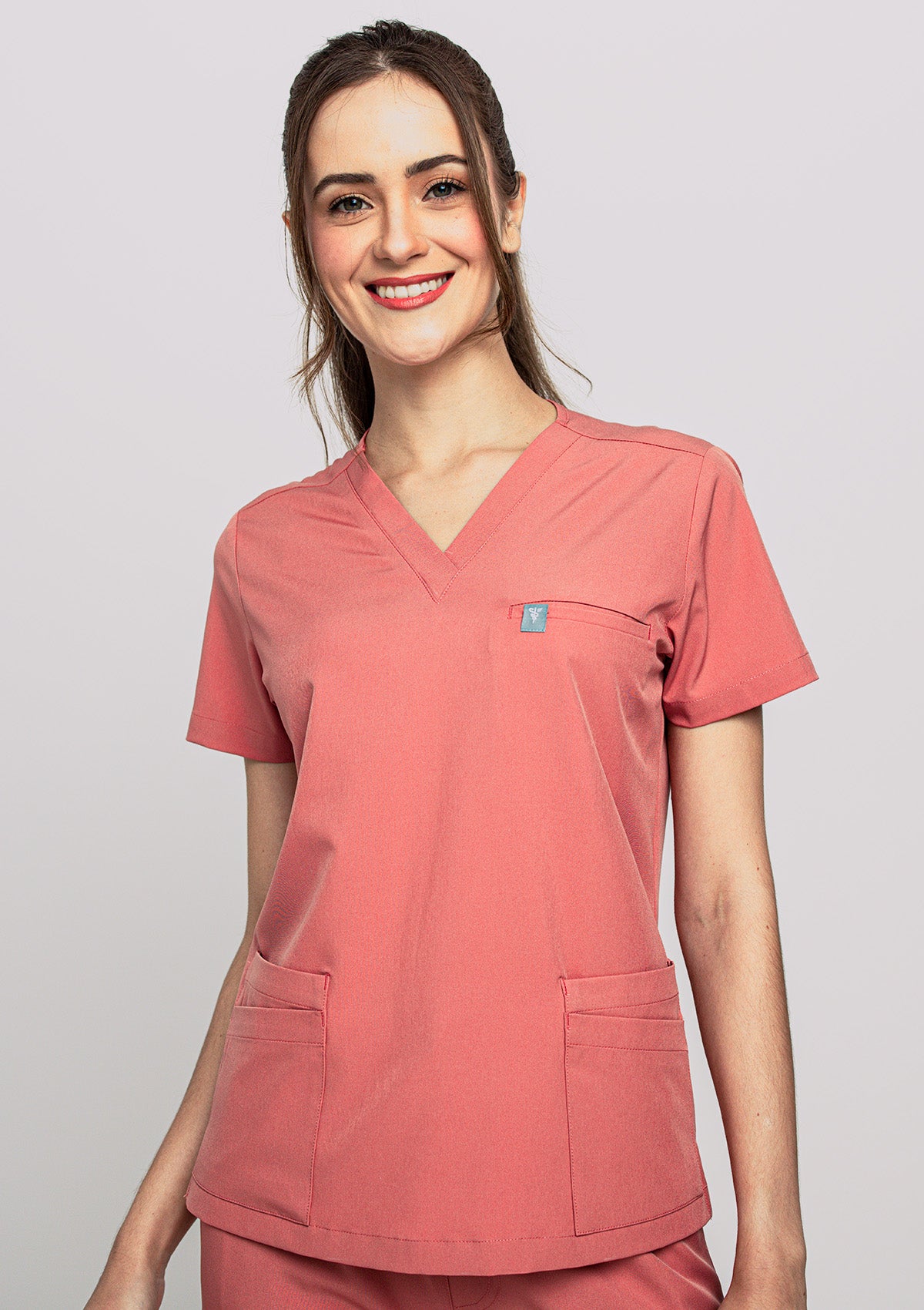 5-Pocket MoveTech® Scrub Top - Women / Saffron