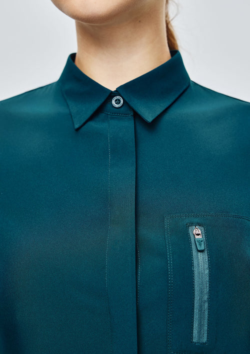 Polo MoveTech® Scrub Top Core+ - Women / Deep Teal