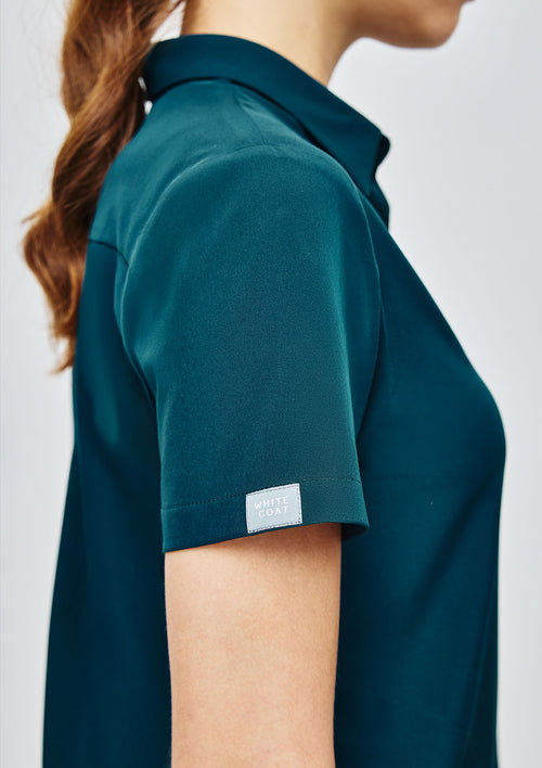 Polo MoveTech® Scrub Top Core+ - Women / Deep Teal