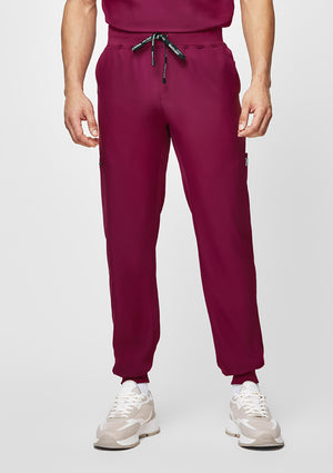 Jogger MoveTech® Scrub Pants - Men / Garnet