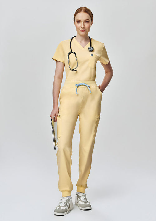 Jogger MoveTech® Scrub Pants - Women / Buttercream