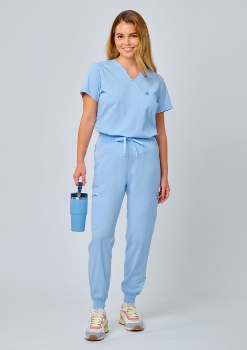Jogger MoveTech® Scrub Pants - Women / Blue Sky