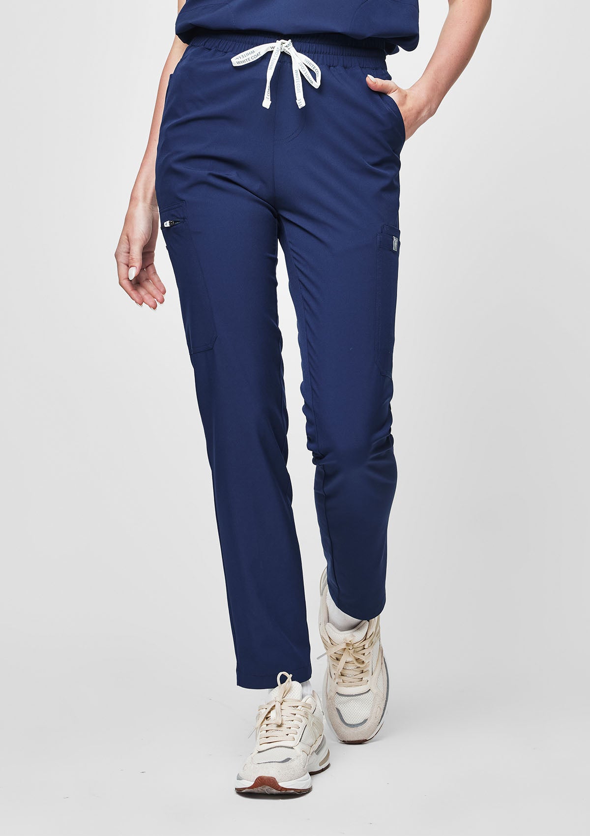 Tapered MoveTech® Scrub Pants - Women / Navy