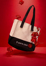 White Coat Canvas Tote