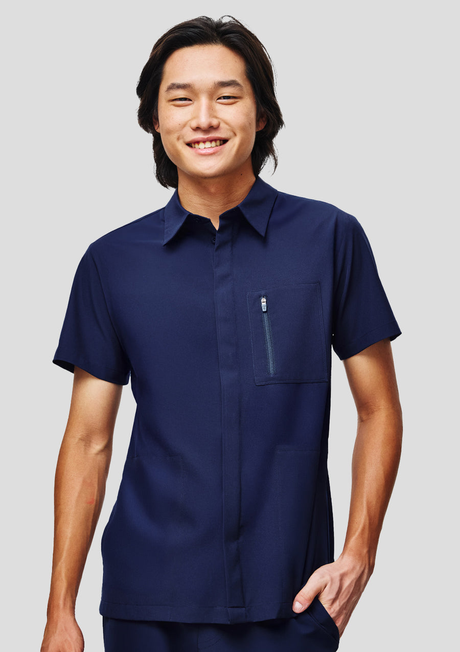 Polo MoveTech® Scrub Top Core+ - Men / Indigo
