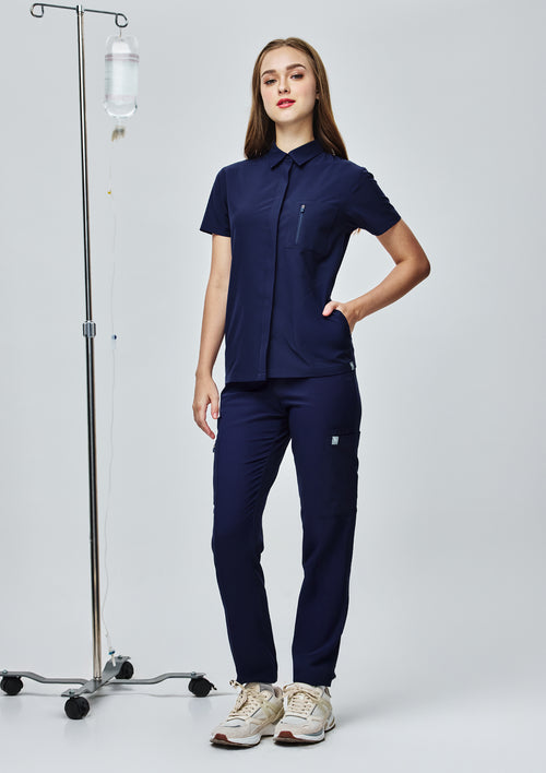 Polo MoveTech® Scrub Top Core+ - Women / Indigo