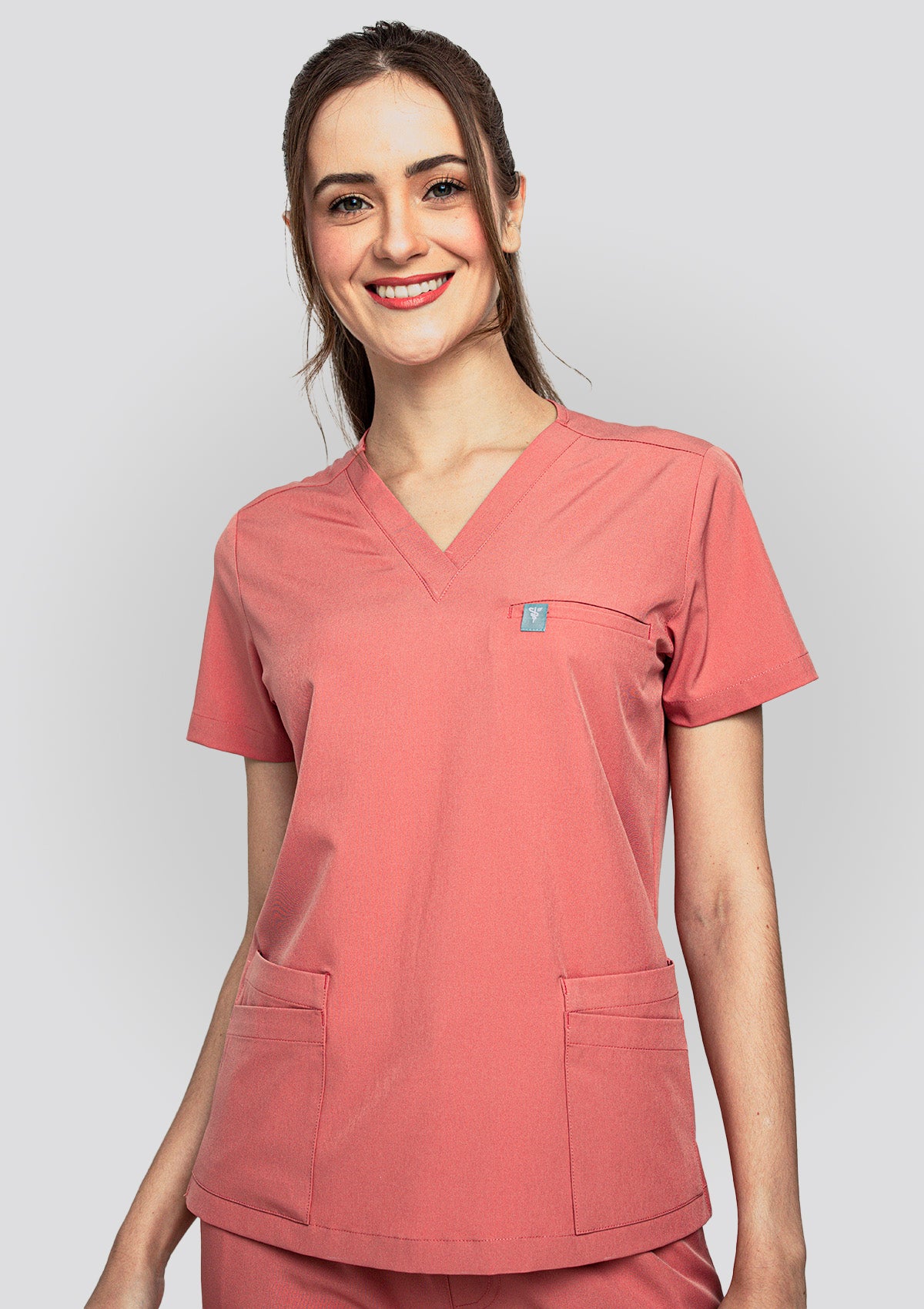 5-Pocket MoveTech® Scrub Top - Women / Saffron