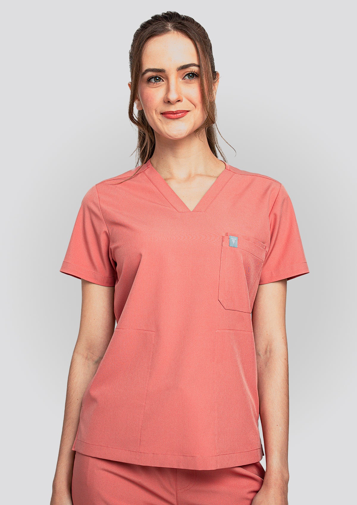 4-Pocket MoveTech® Scrub Top - Women / Saffron