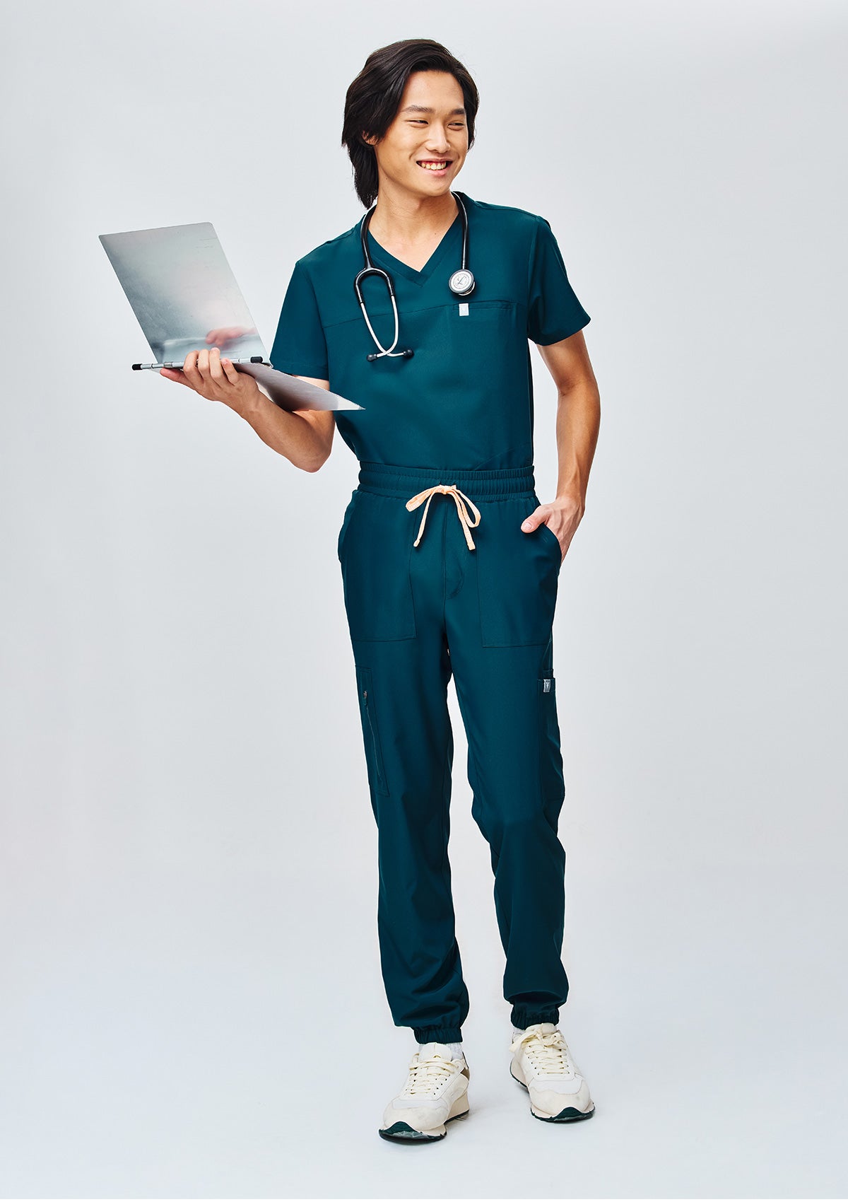 Regular Waistband Jogger MoveTech® Scrub Pants Core+ - Men / Deep Teal