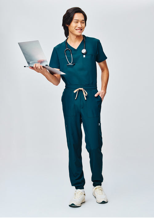 Regular Waistband Jogger MoveTech® Scrub Pants Core+ - Men / Deep Teal