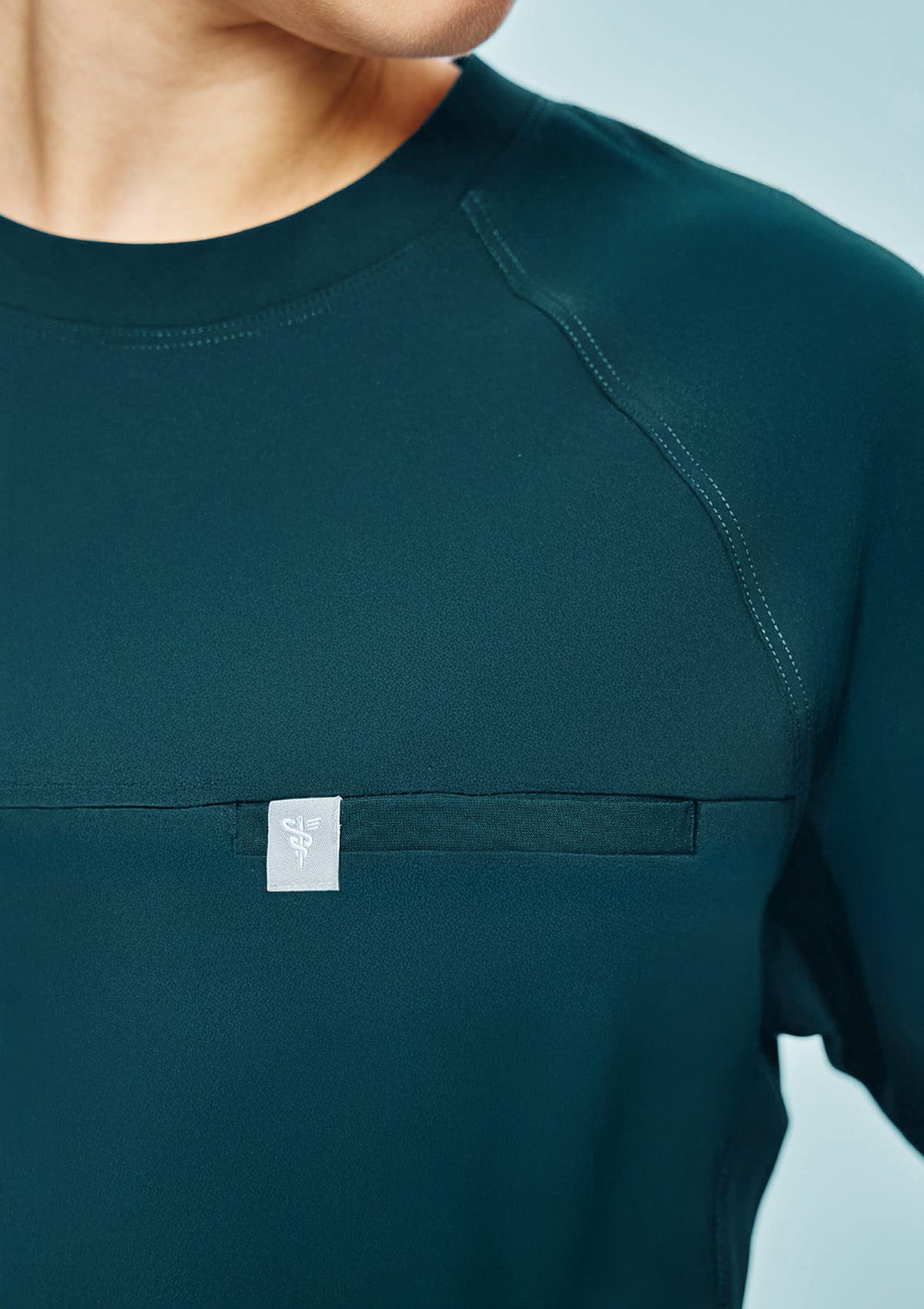 Round Neck MoveTech® Scrub Top Core+ - Women / Deep Teal