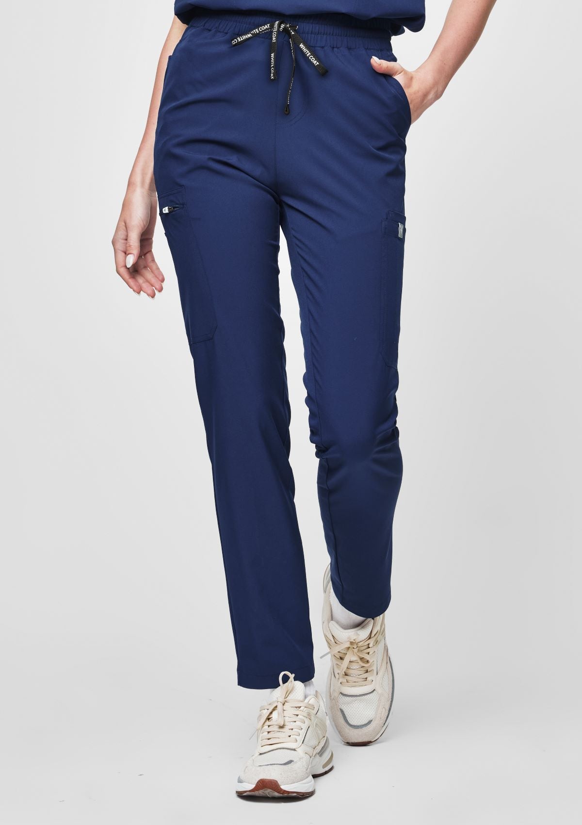 Tapered MoveTech® Scrub Pants - Women / Navy