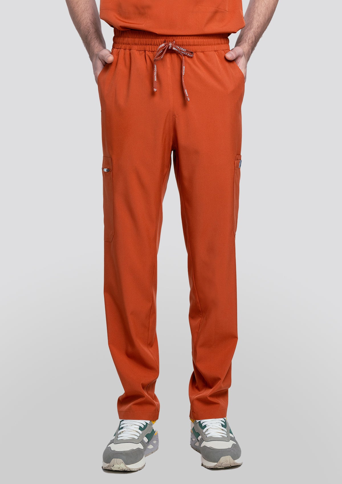 Straight Cut MoveTech® Scrub Pants - Men / Terracotta