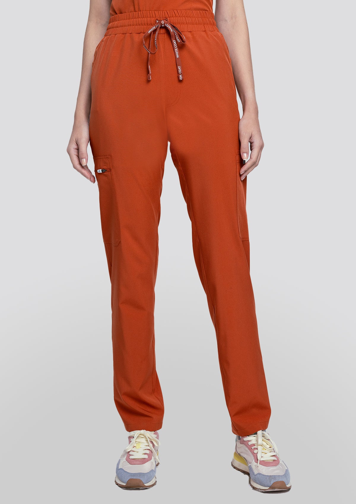 Tapered MoveTech® Scrub Pants - Women / Terracotta