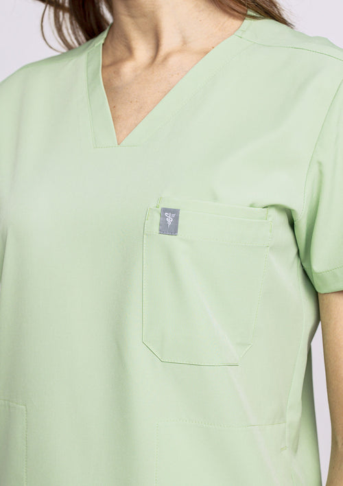 4-Pocket MoveTech® Scrub Top - Women / Lime