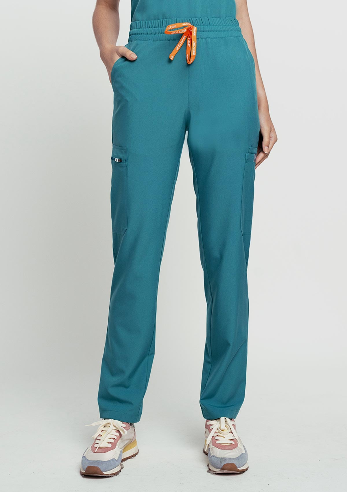 Tapered MoveTech® Scrub Pants - Women / Seafoam