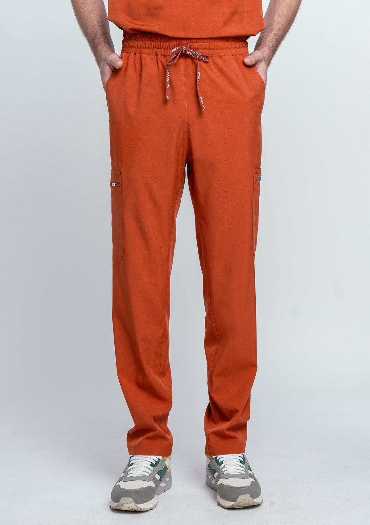 Straight Cut MoveTech® Scrub Pants - Men / Terracotta