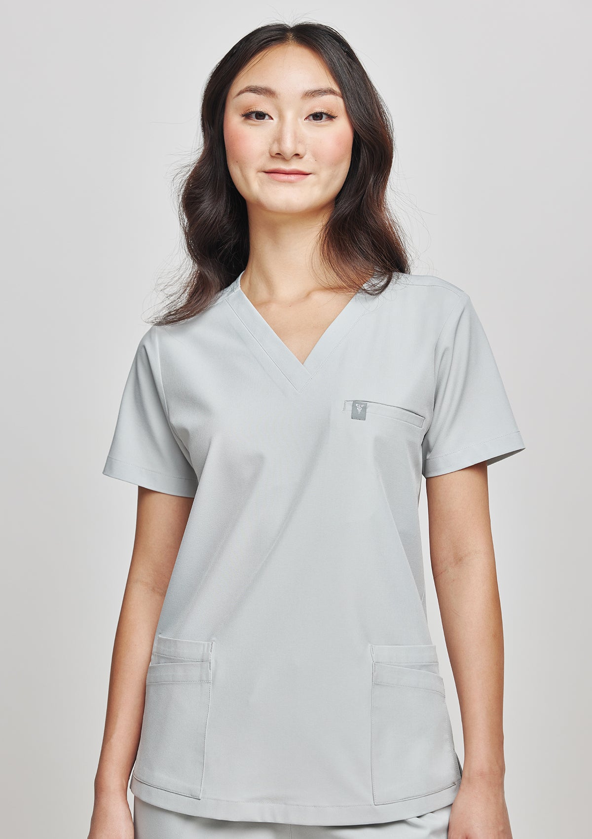 5-Pocket MoveTech® Scrub Top - Women / Cool Grey