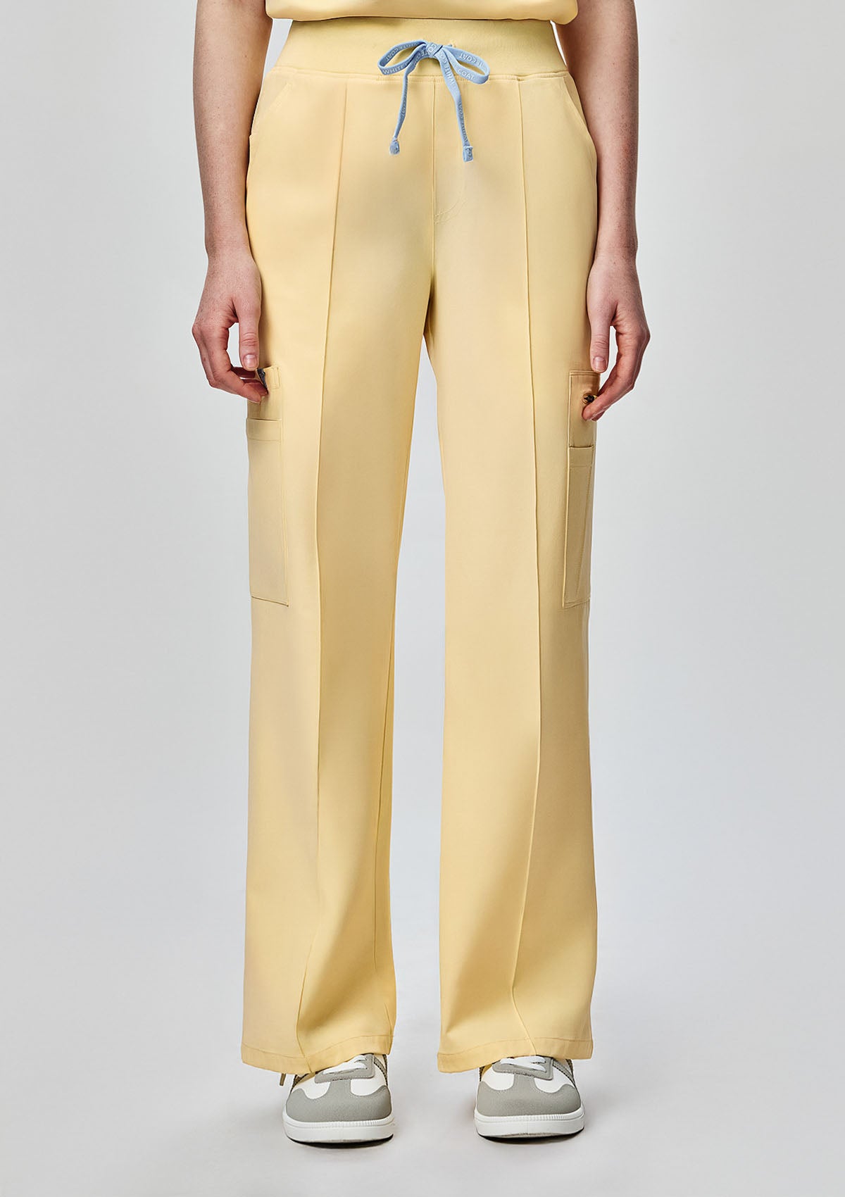 Wide Leg MoveTech® Scrub Pants Core+ - Women / Buttercream