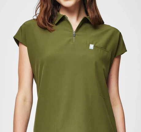 Zip-Up Polo