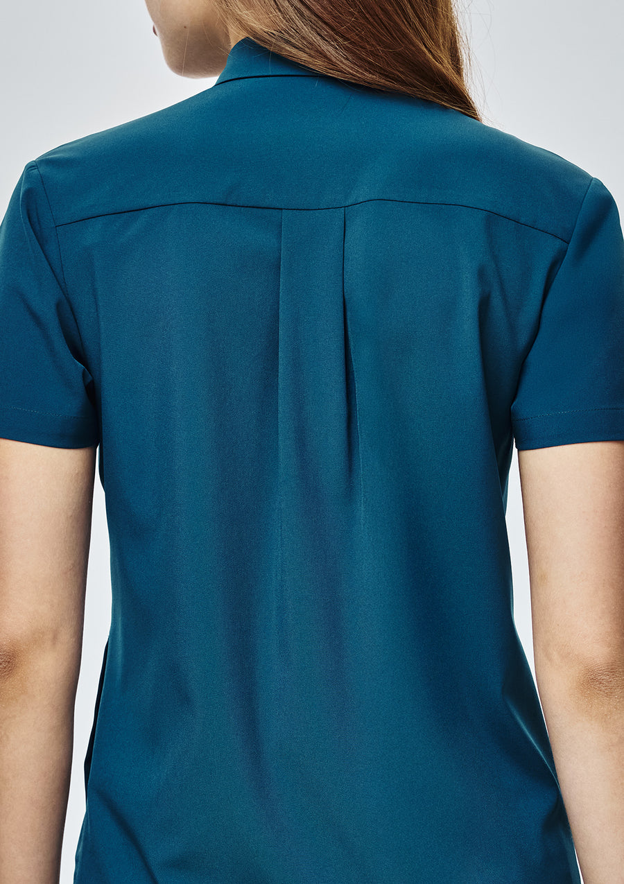 Polo MoveTech® Scrub Top Core+ - Women  / Pacific Tide