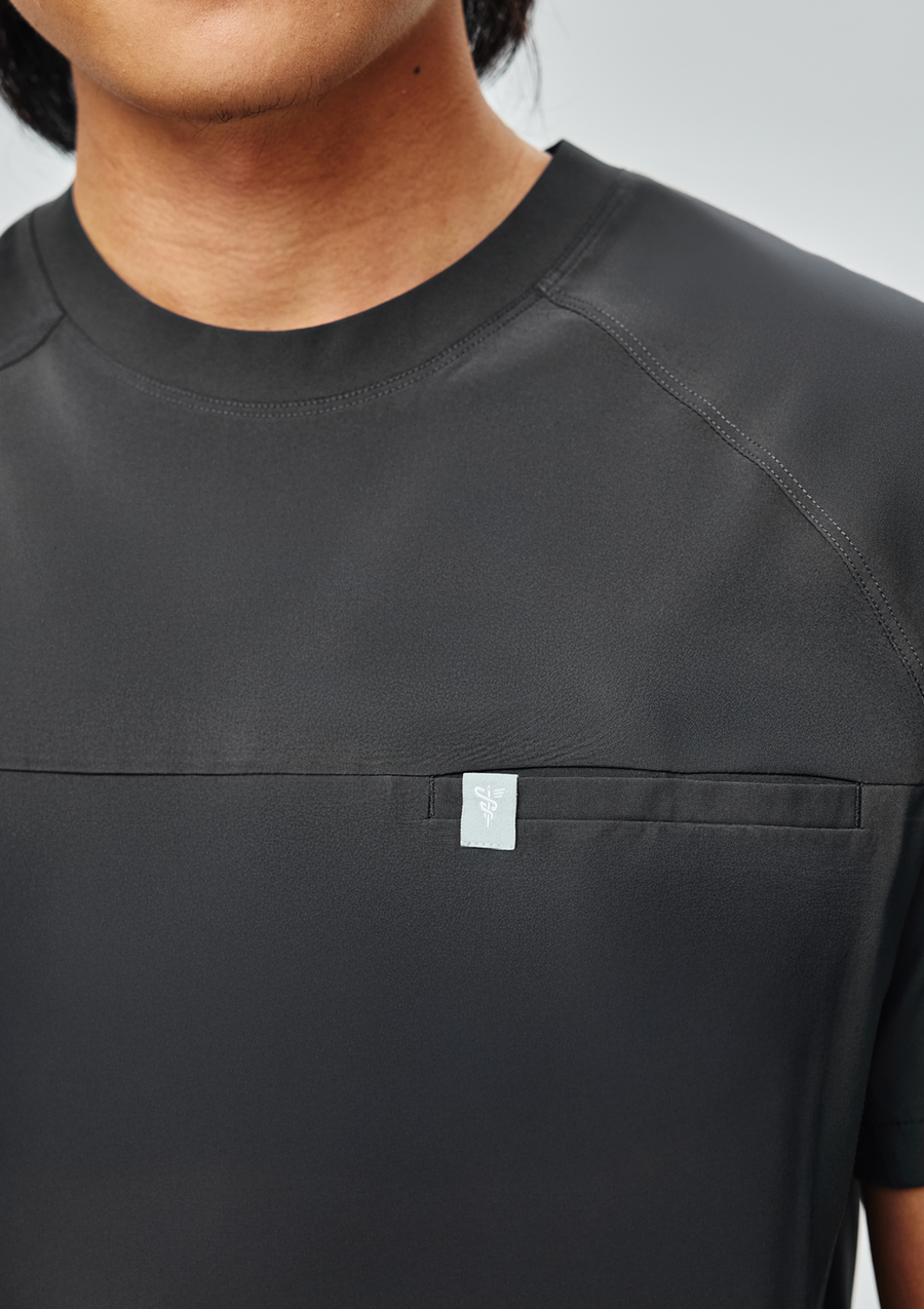 Round Neck MoveTech® Scrub Top Core+ - Men / Graphite