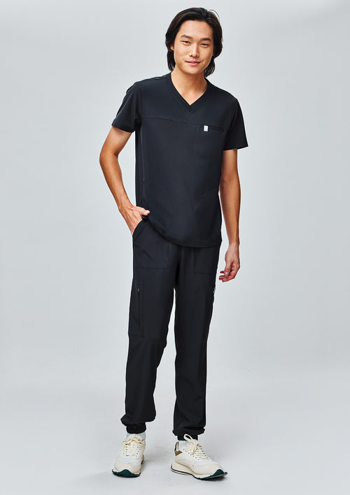 3-Pocket MoveTech® Scrub Top Core+ - Men / So Black