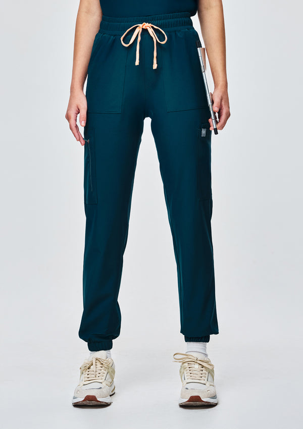 Regular Waistband Jogger MoveTech® Scrub Pants Core+ - Women / Deep Teal