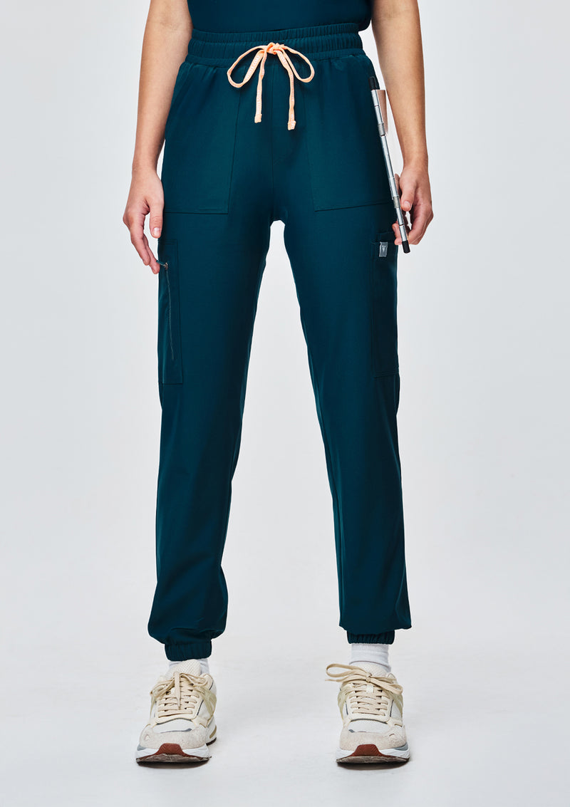 Regular Waistband Jogger MoveTech® Scrub Pants Core+ - Women / Deep Teal