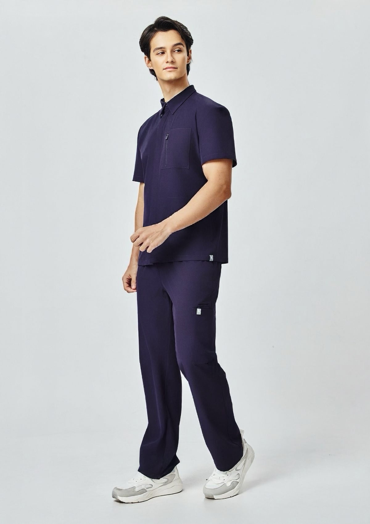 Polo MoveTech® Scrub Top Core+ - Men / Midnight Purple