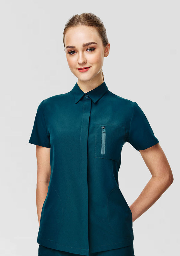 Polo MoveTech® Scrub Top Core+ - Women / Deep Teal